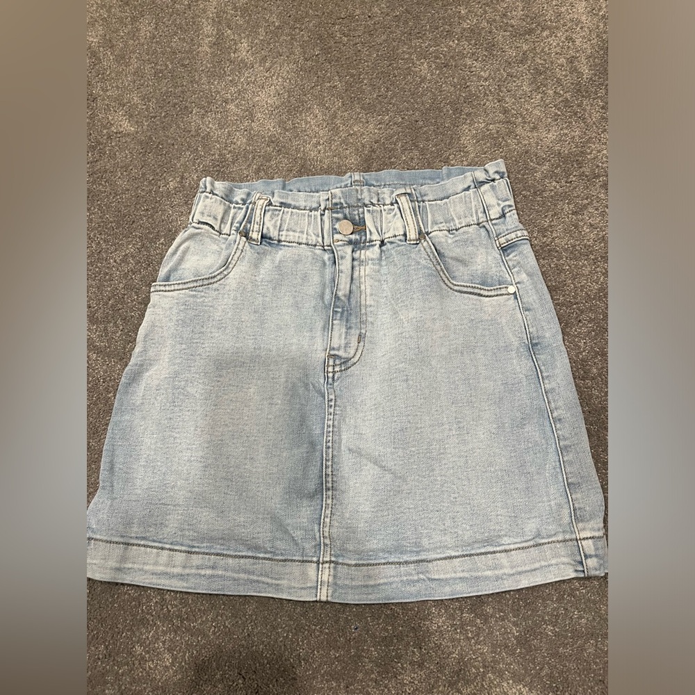 Seed heritage denim‎ light wash skirt